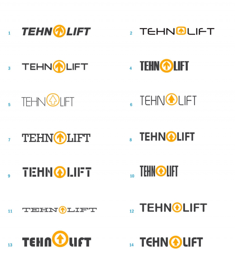 Разработка логотипа компании TEHNOLIFT